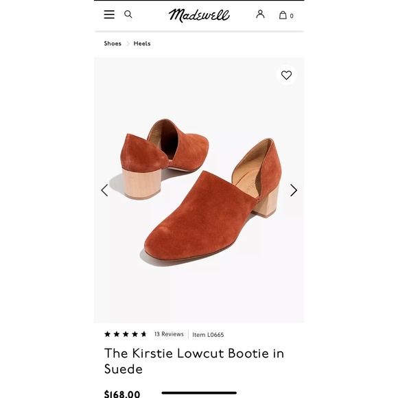 Madewell Kirstie Lowcut Suede Bootie 